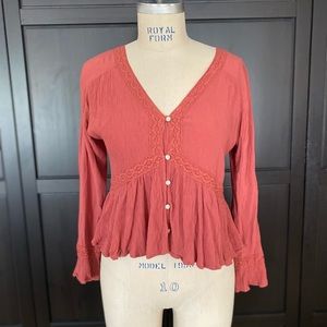American Eagle Long Sleeve Top